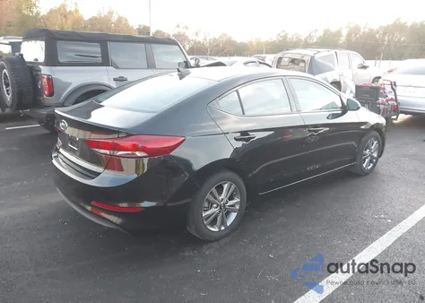 2018 Hyundai Elantra Sel z USA, uszkodzony, nr VIN 5NPD84LF9JH345033